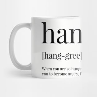 Hangry Definition Mug